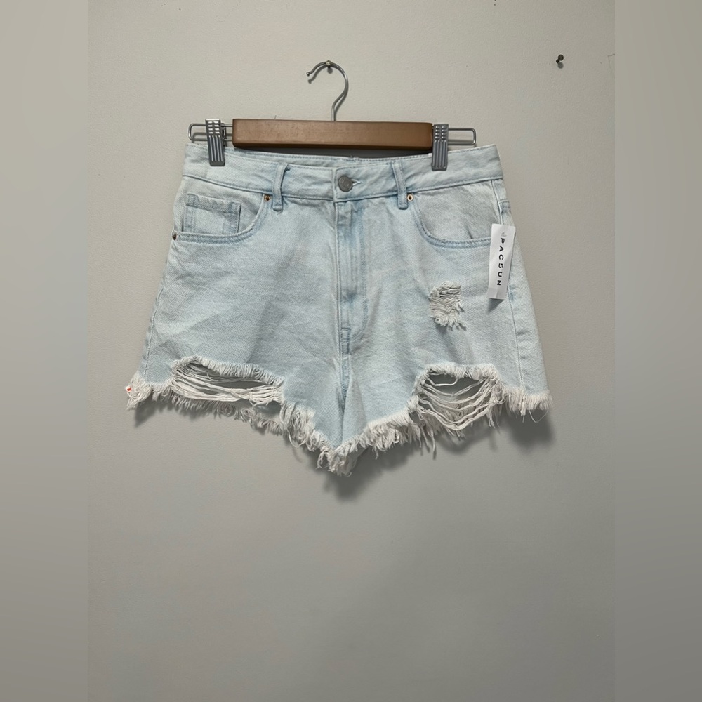 PacSun Festival High-Rise jean shorts